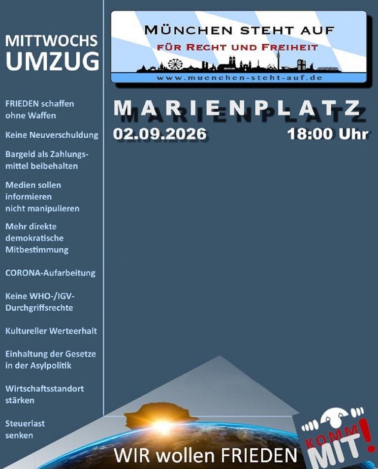 Mittwochsumzug 2.9.2026